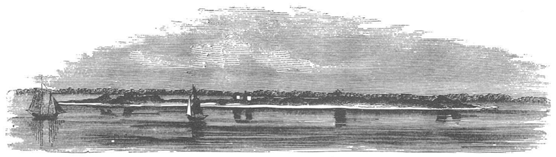 Craney Island drawing from Field Book of the War of 1812